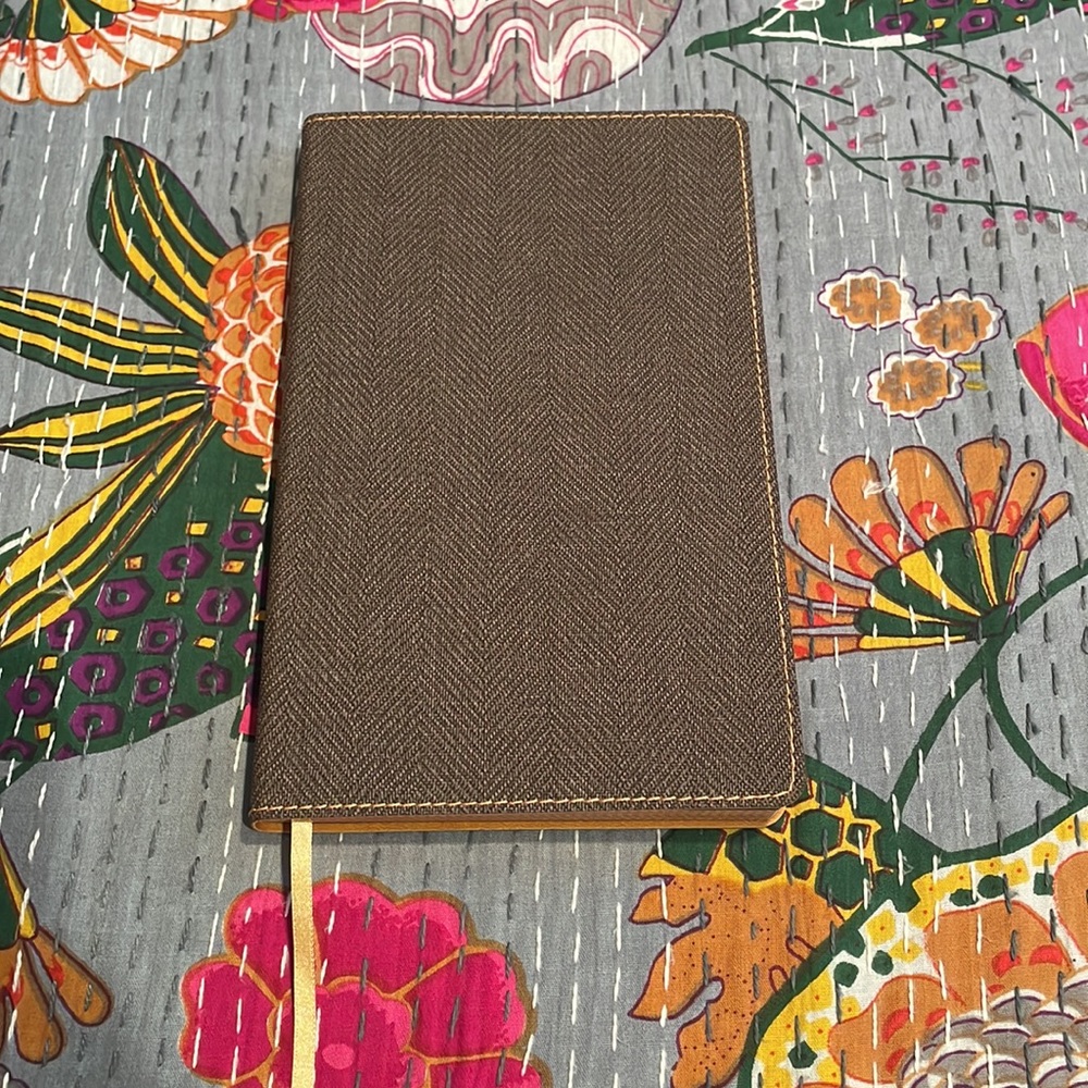 Castelli Milano Harris Tobacco Brown Notebook